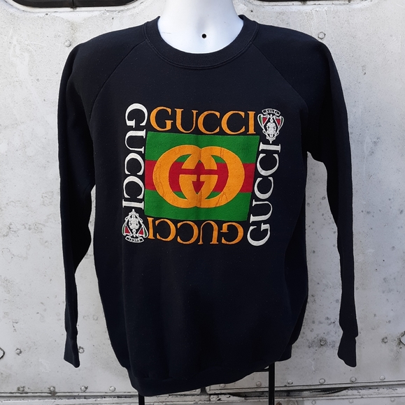 Gucci Other - RARE Vintage Gucci Big Logo Sweatshirt size XL